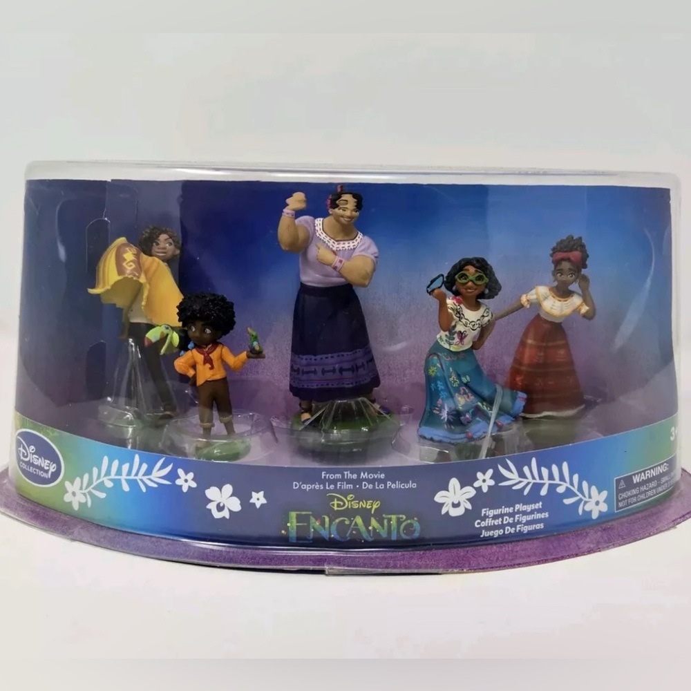 Disney Encanto Movie Figurine Playset Collection Mirabel Luisa Madrigal 5 Pack